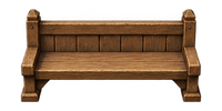 Castle Depth Waiting Bench // name